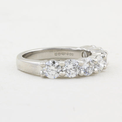 Seven Stone Round Diamond Ring