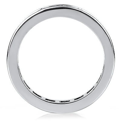 Horizontal Baguette Cut Diamond Eternity Ring