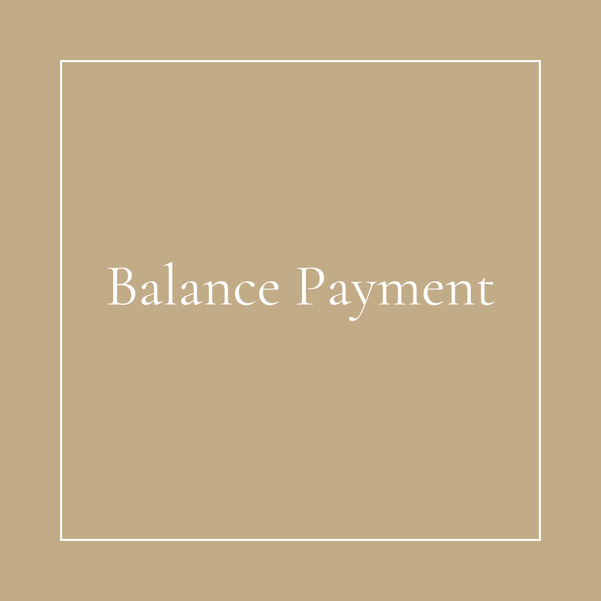 Balance Payment