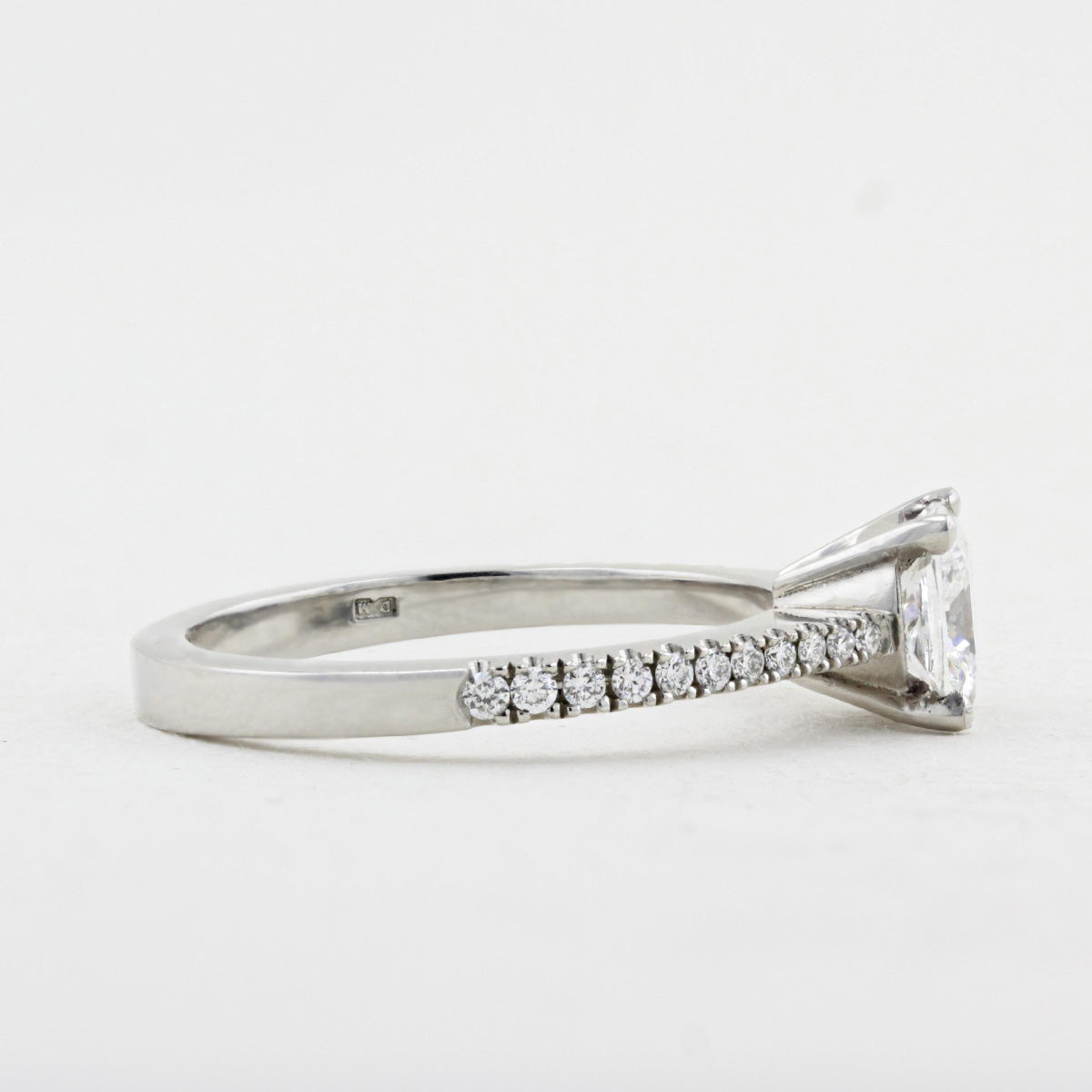1.02ct Cushion Cut Diamond Engagement Ring