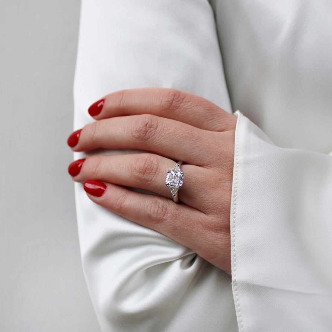 2.02ct Radiant Cut Diamond Engagement Ring