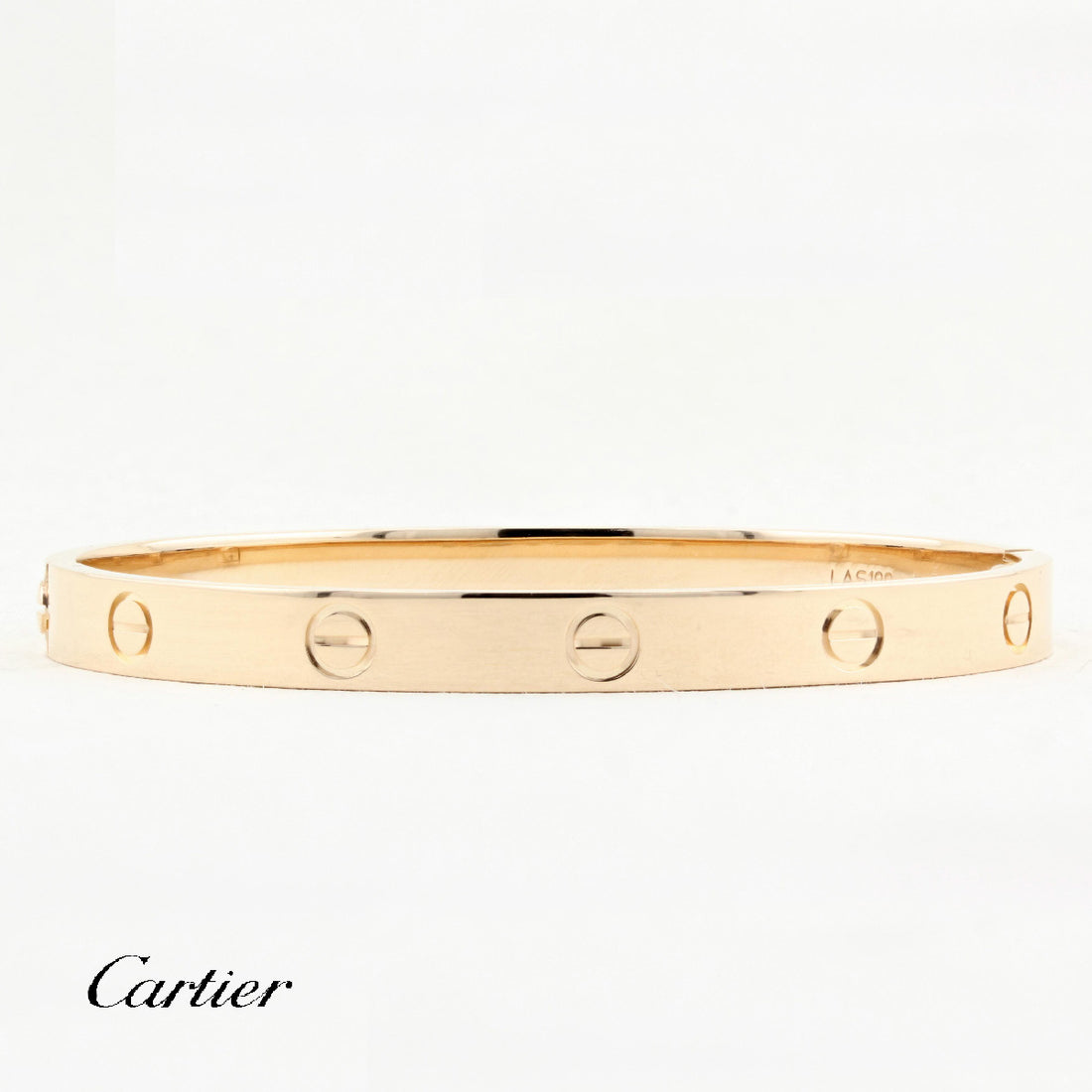 Cartier Rose Gold Classic Love Bracelet - Size 17