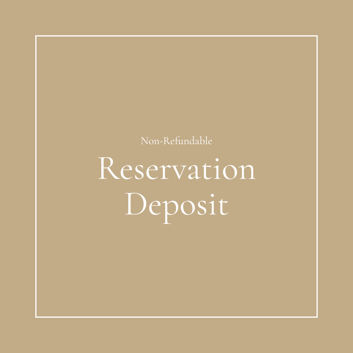 Reservation Deposit 17.9.26