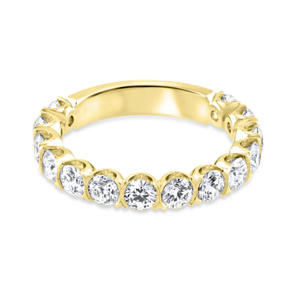 Semi Rubover Diamond Eternity Ring