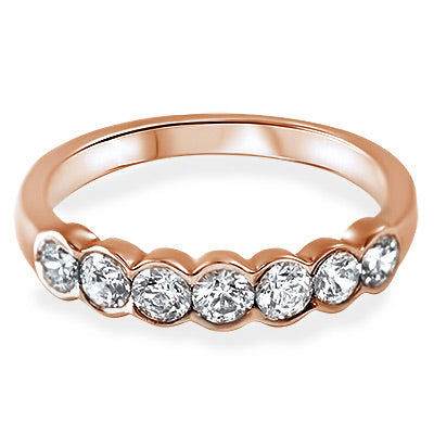 Serene Diamond Bezel Eternity Ring