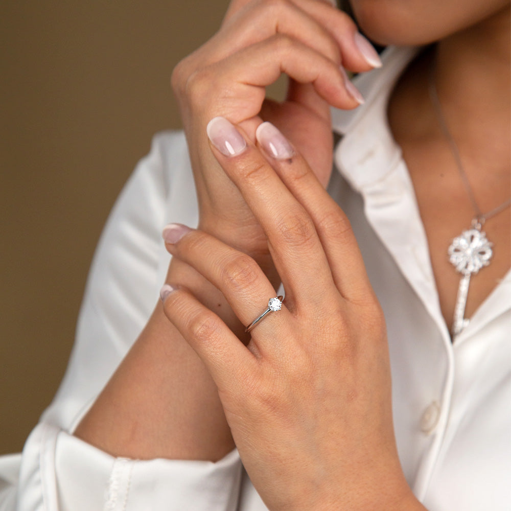 Tiffany &amp; Co. 0.50ct Diamond Solitaire Engagement Ring