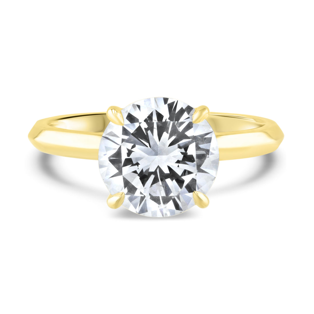 Timeless Diamond Solitaire Engagement Ring