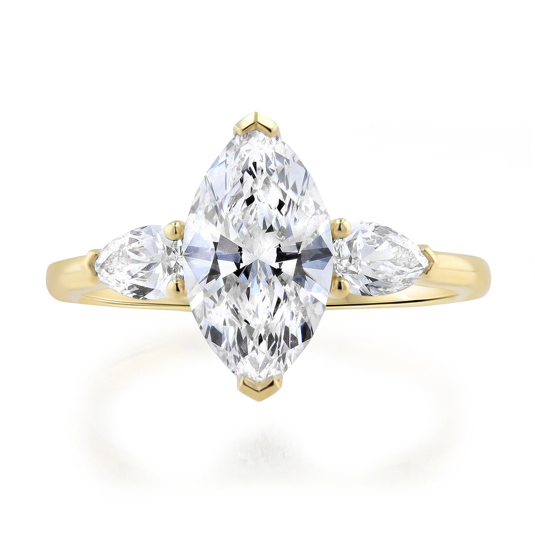 Unity Marquise Diamond Engagement Ring