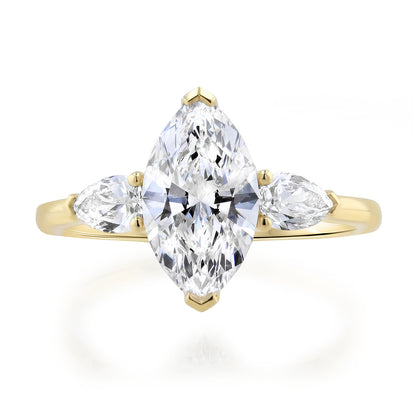 Unity Marquise Diamond Engagement Ring