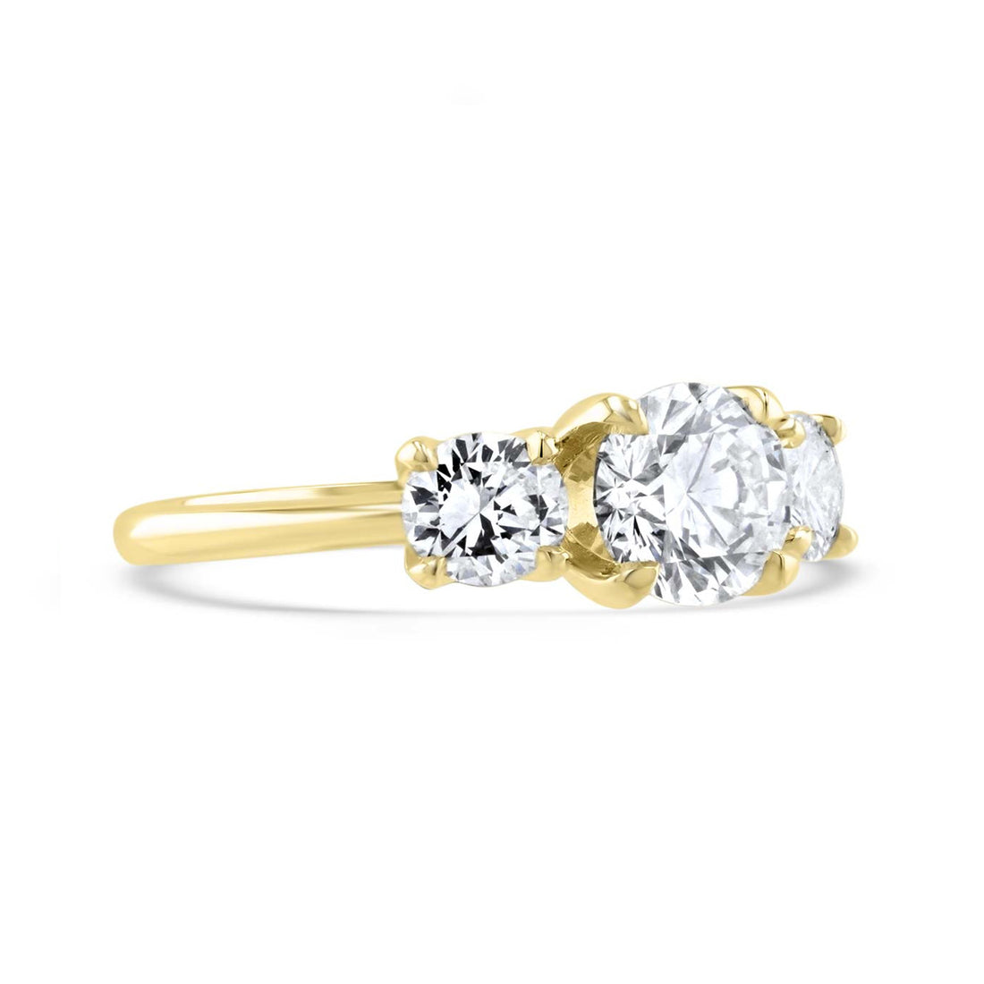 Unity Three Stone Engagement Ring