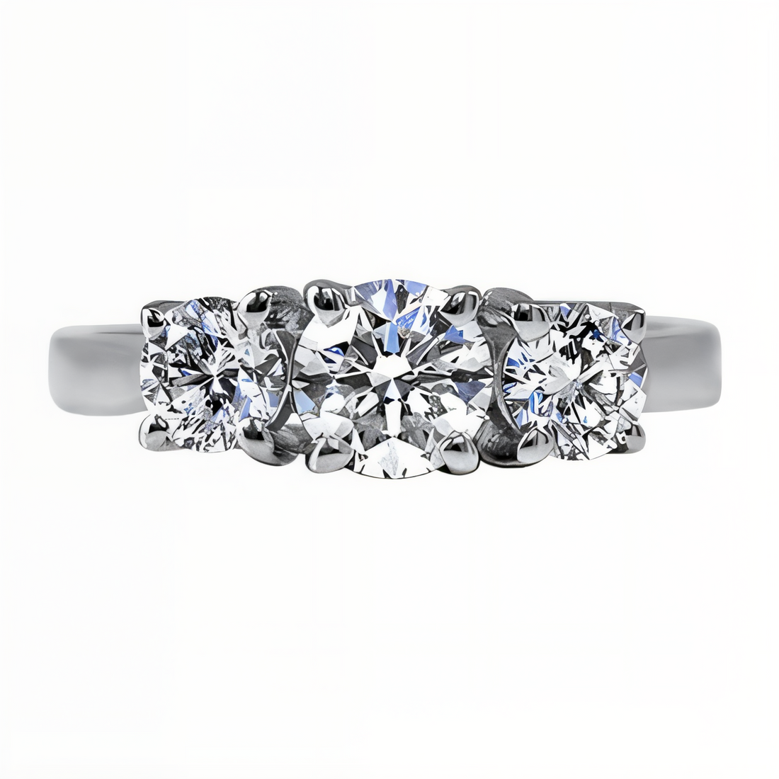 Unity Three Stone Engagement Ring