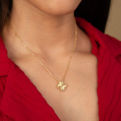 Van Cleef and Arpels Alhambra Yellow Gold Necklace