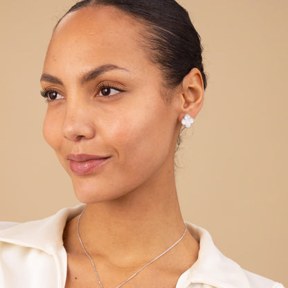 Van Cleef &amp; Arpels Mother of Pearl Alhambra Earrings