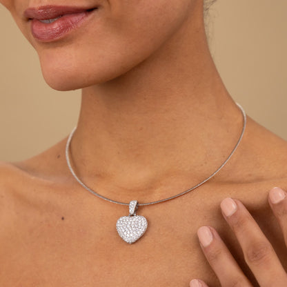 Wempe 2.10ct Diamond Heart Pendant