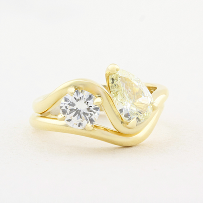 Wave Wedding Ring
