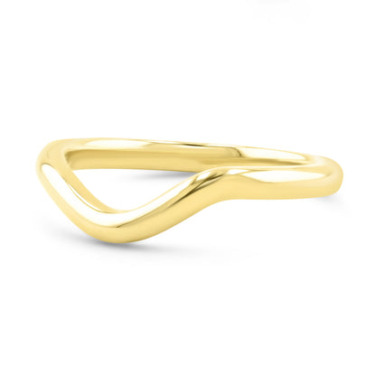 Wave Wedding Ring