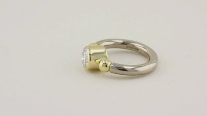 1.12ct Diamond Mixed Metal Ring