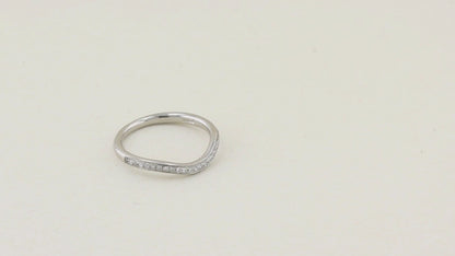 Diamond Curved Eternity Ring