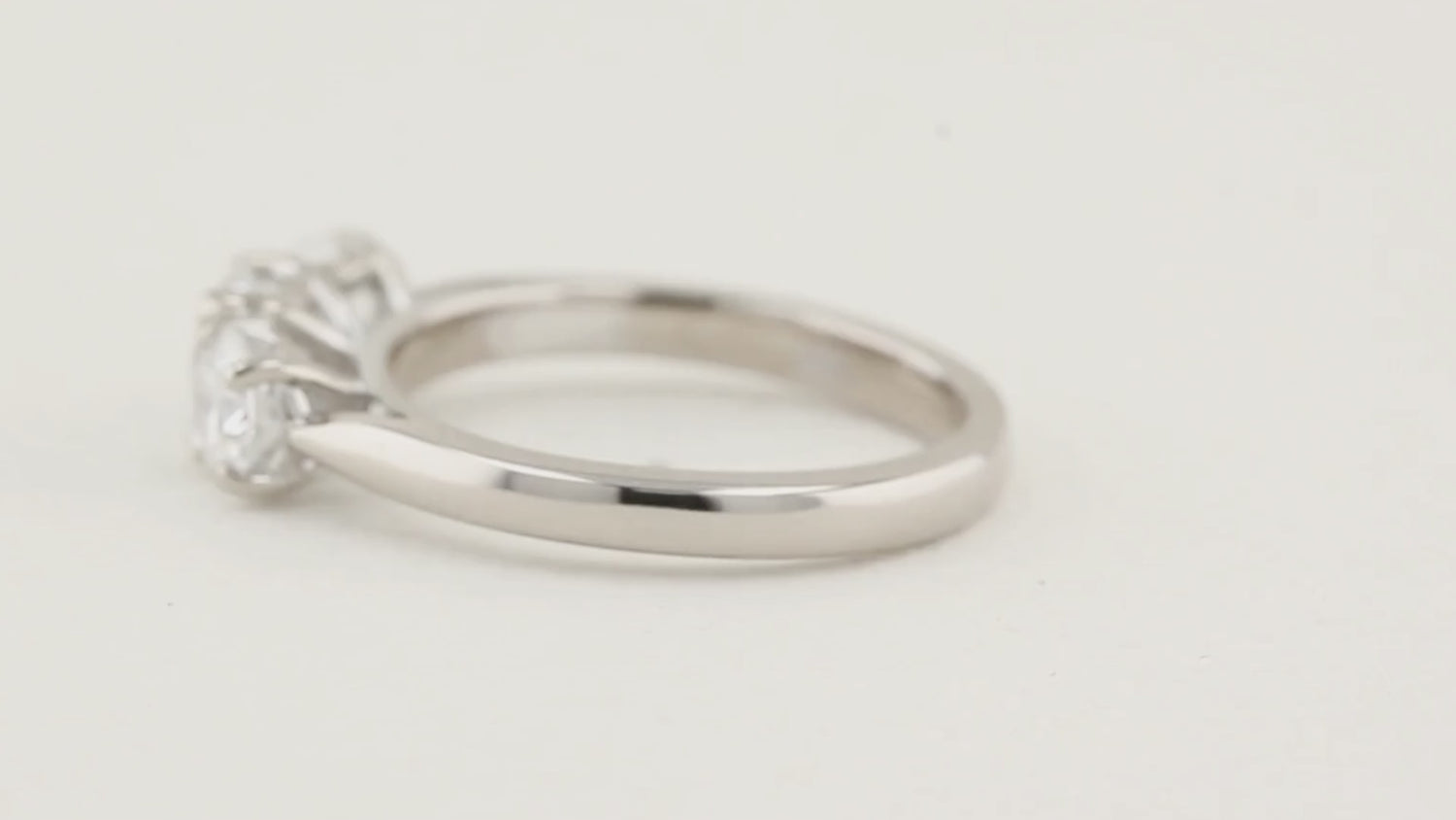 1.00ct Diamond Three Stone Ring