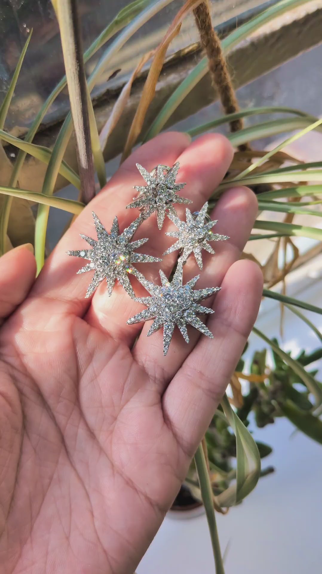 Picchiotti Diamond Star Drop Earrings