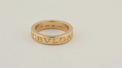 Bulgari Rose Gold and Diamond B.zero1 Ring