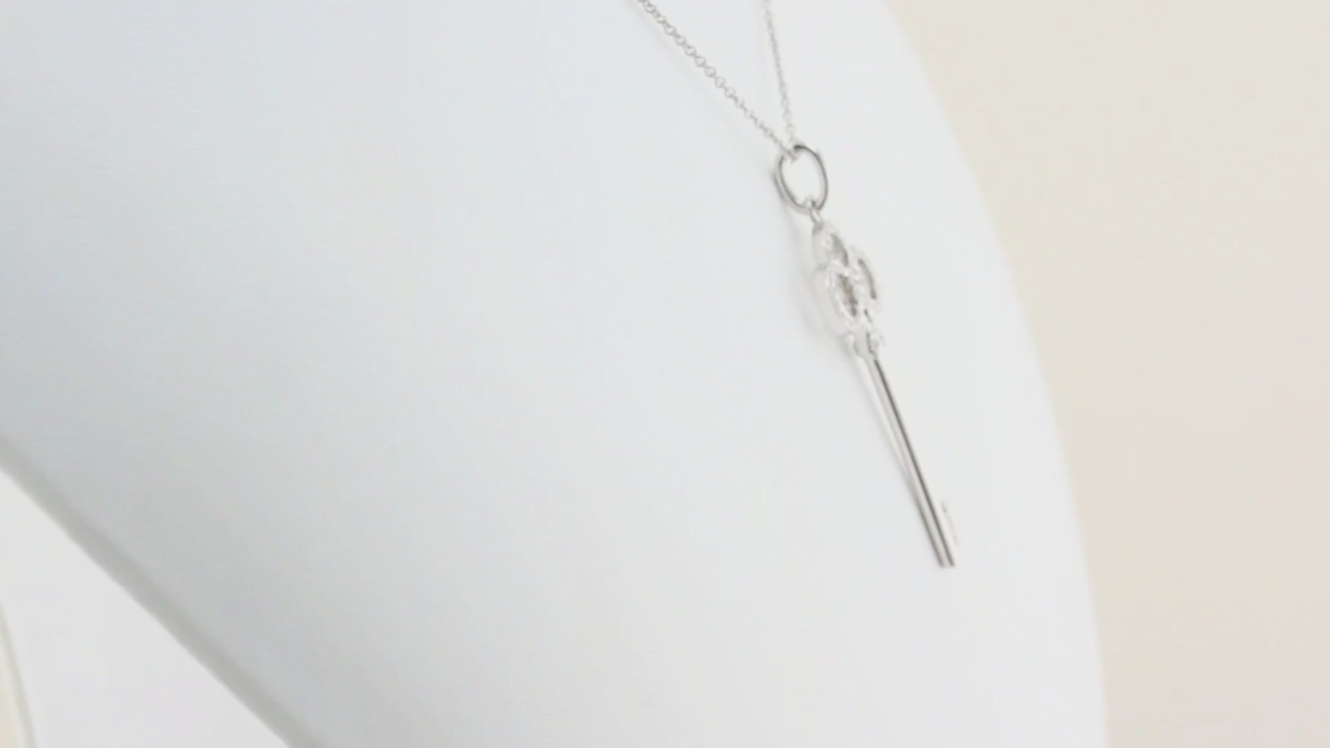 Tiffany &amp; Co. Diamond Crown Key Pendant