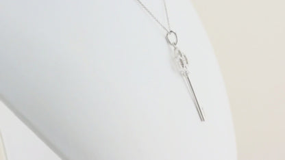 Tiffany &amp; Co. Diamond Crown Key Pendant