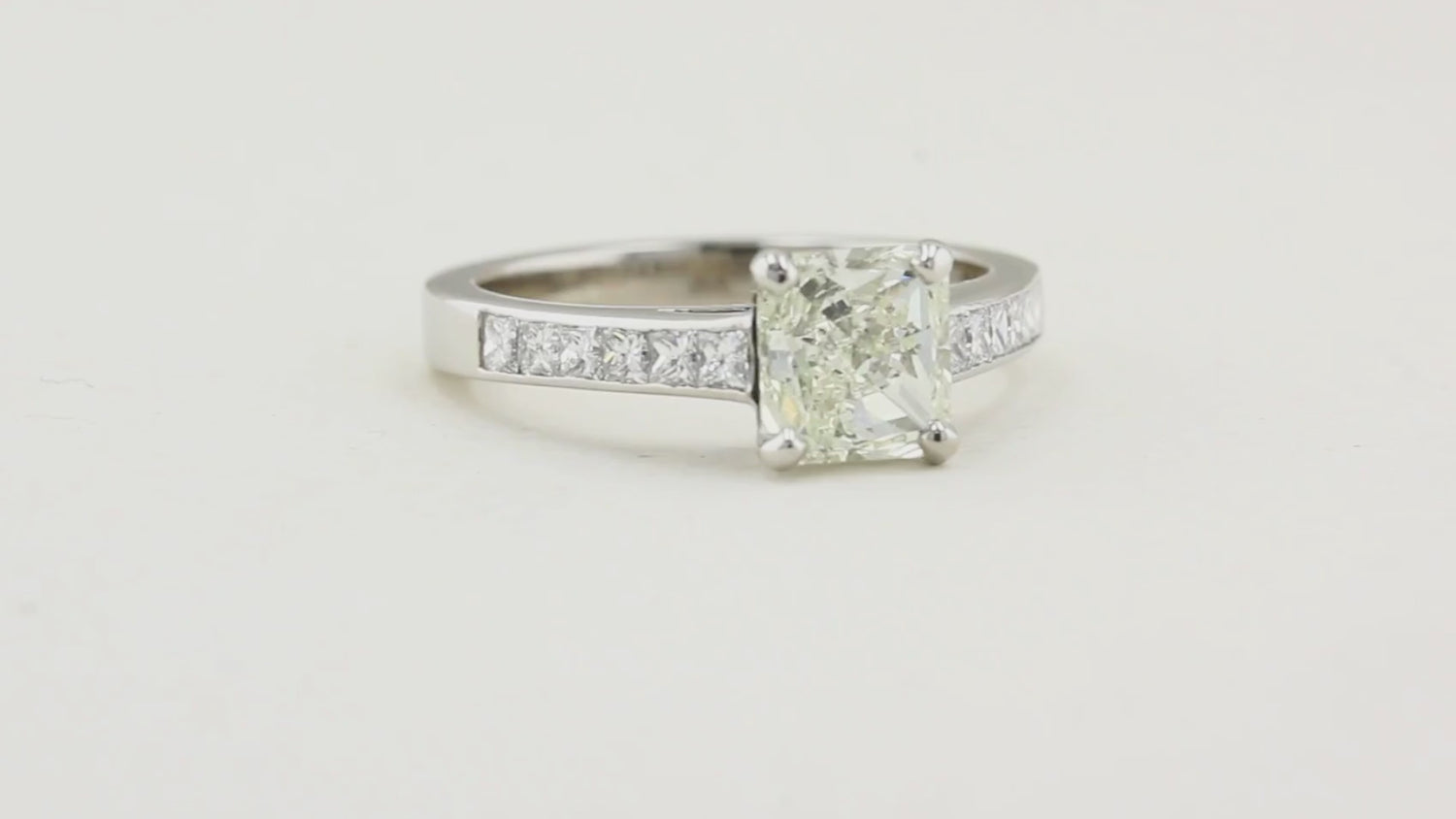 1.01ct Radiant Cut Diamond Ring