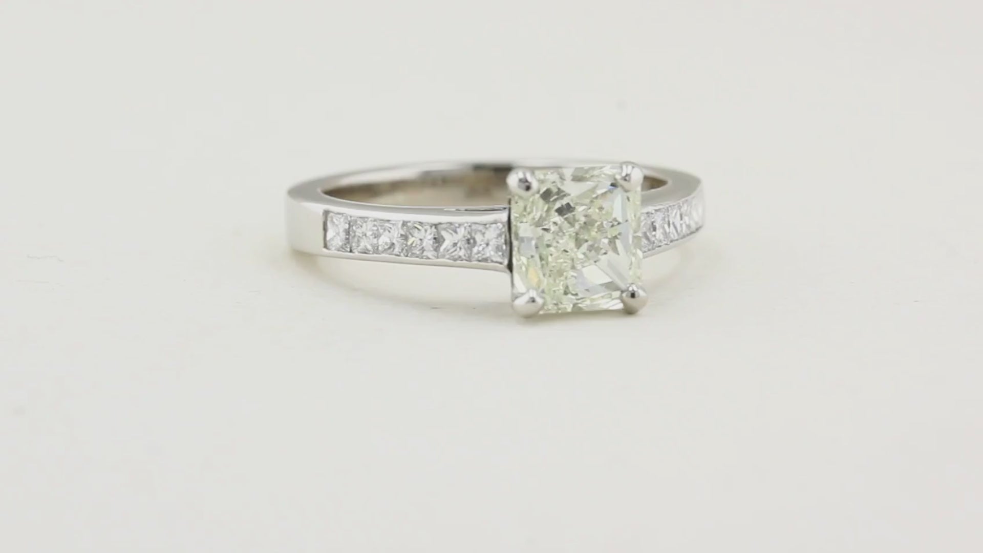 1.01ct Radiant Cut Diamond Ring