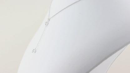 David Morris Diamond Drop Pendant Necklace