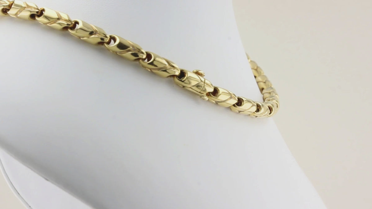 Bulgari Passo Doppio Yellow Gold Chain Necklace