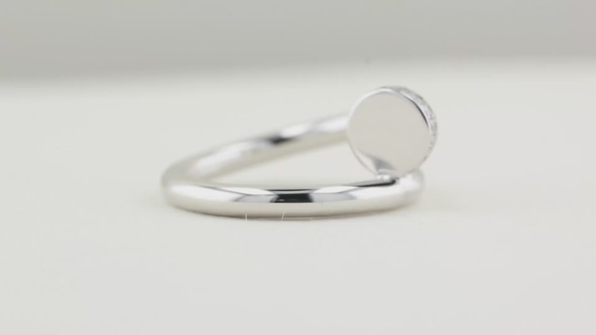 Cartier White Gold Juste Un Clou Ring - Size 51