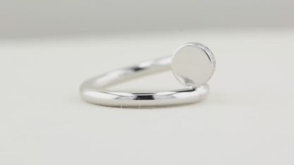 Cartier White Gold Juste Un Clou Ring