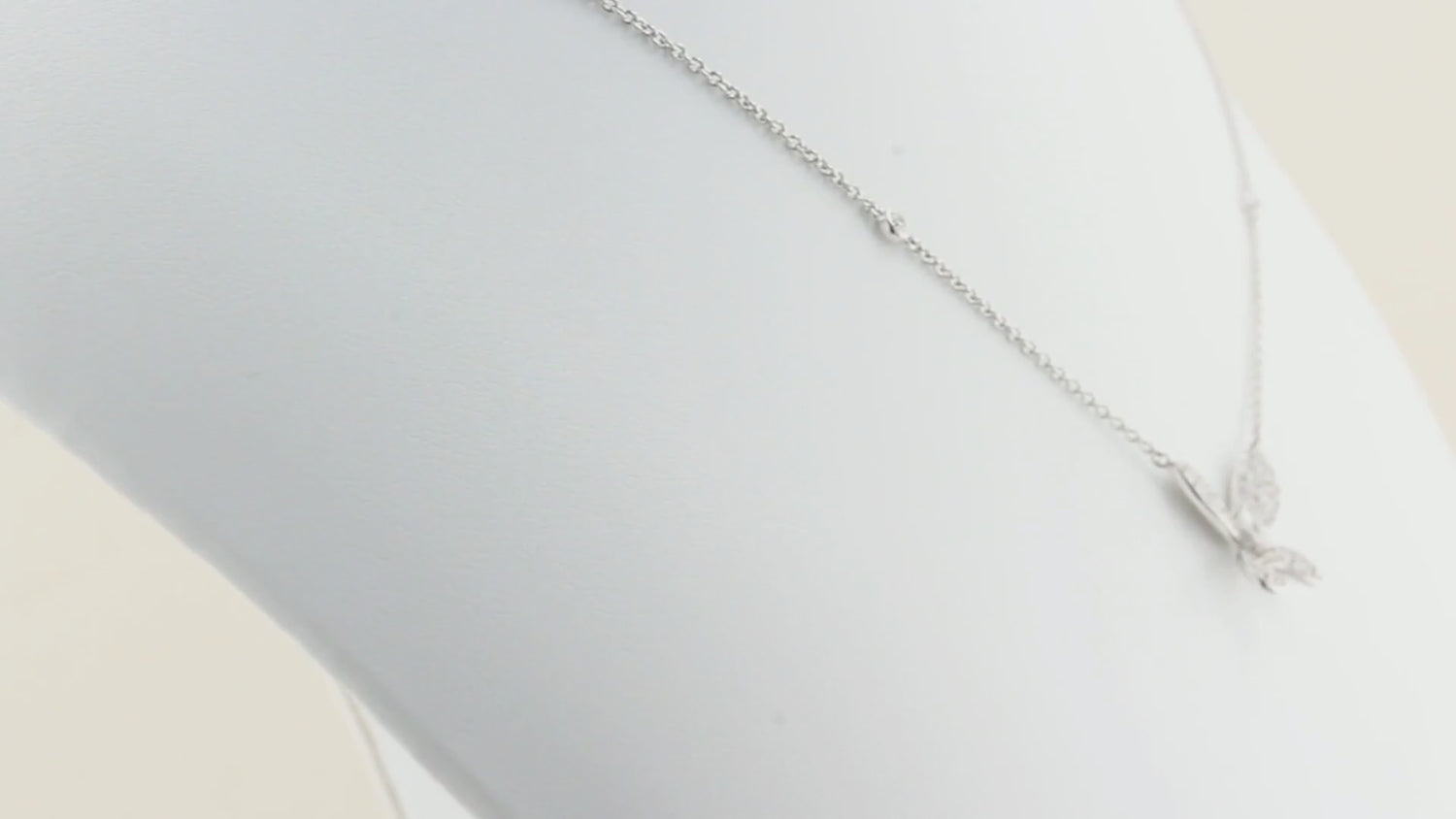 Diamond Butterfly Necklace