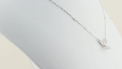 Diamond Butterfly Necklace
