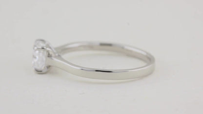 1.01ct Cushion Cut Diamond Engagement Ring