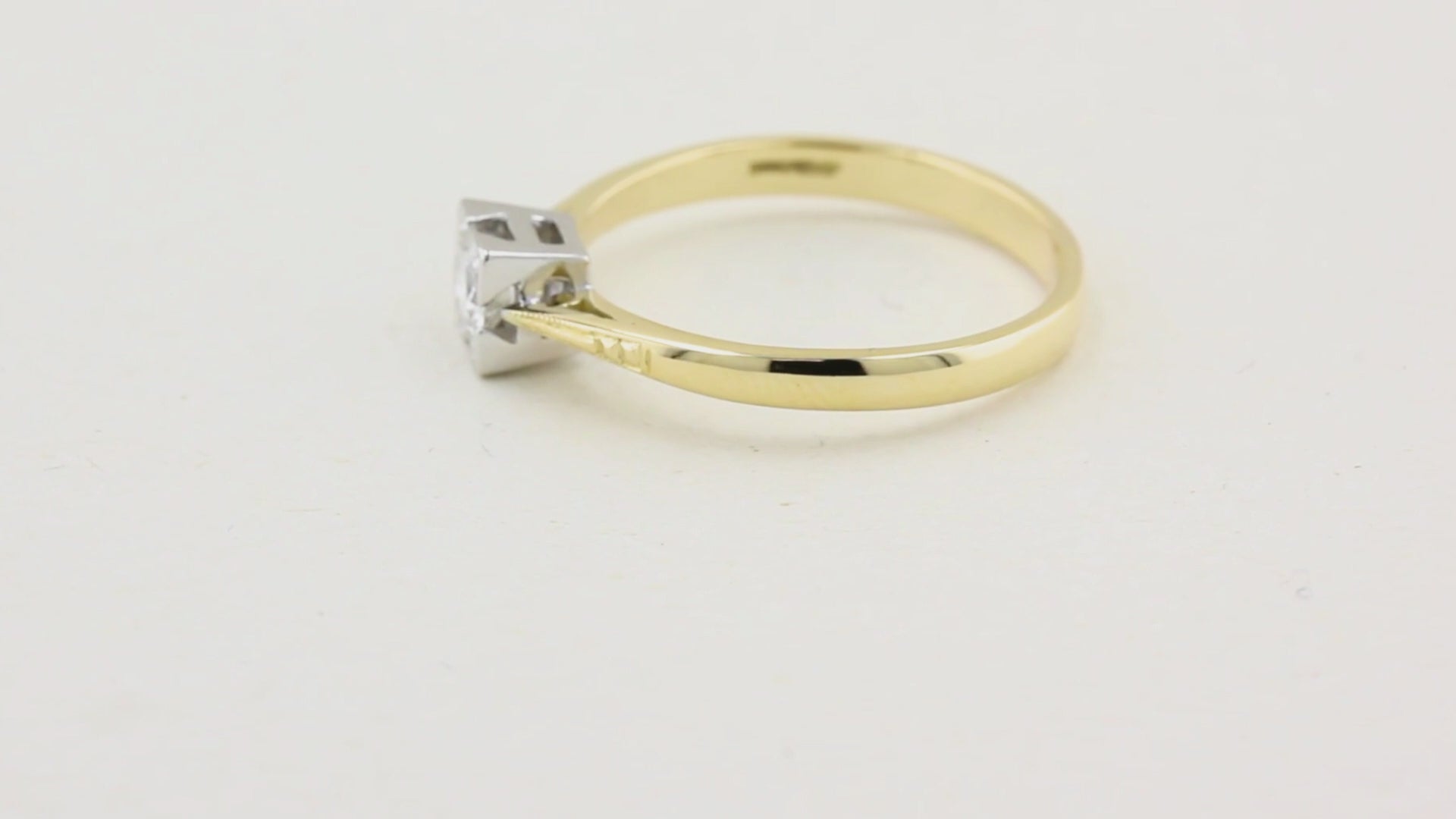 Vintage 0.45ct Diamond Solitaire Ring