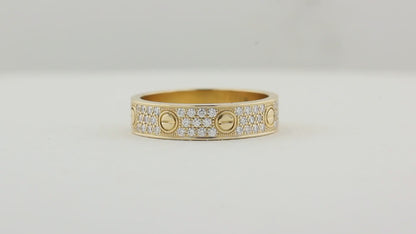 Cartier Diamond Paved Love Ring
