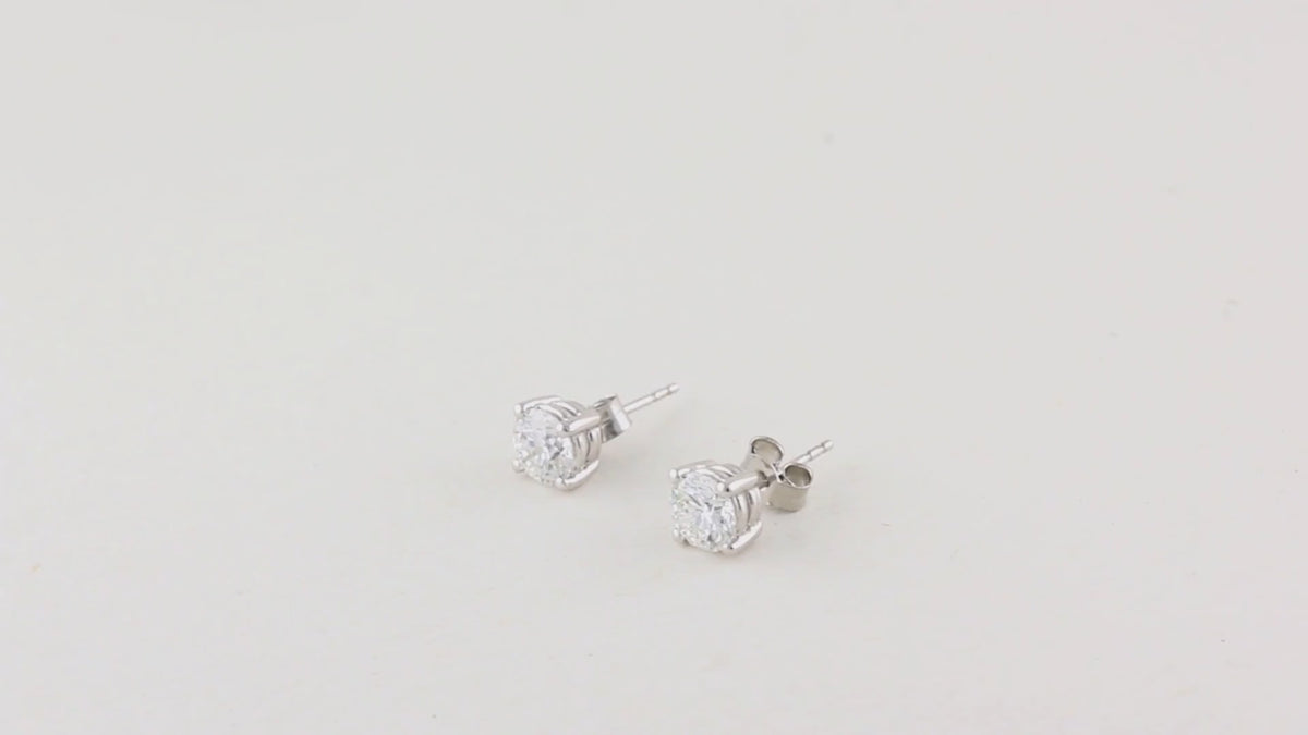 1.48ct Diamond Stud Earrings