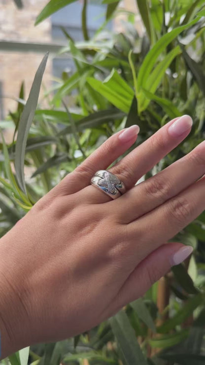 Vintage Chaumet Diamond Liens de Band Ring
