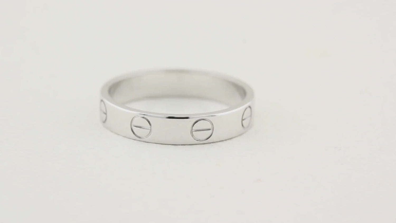 Cartier White Gold SM Love Ring