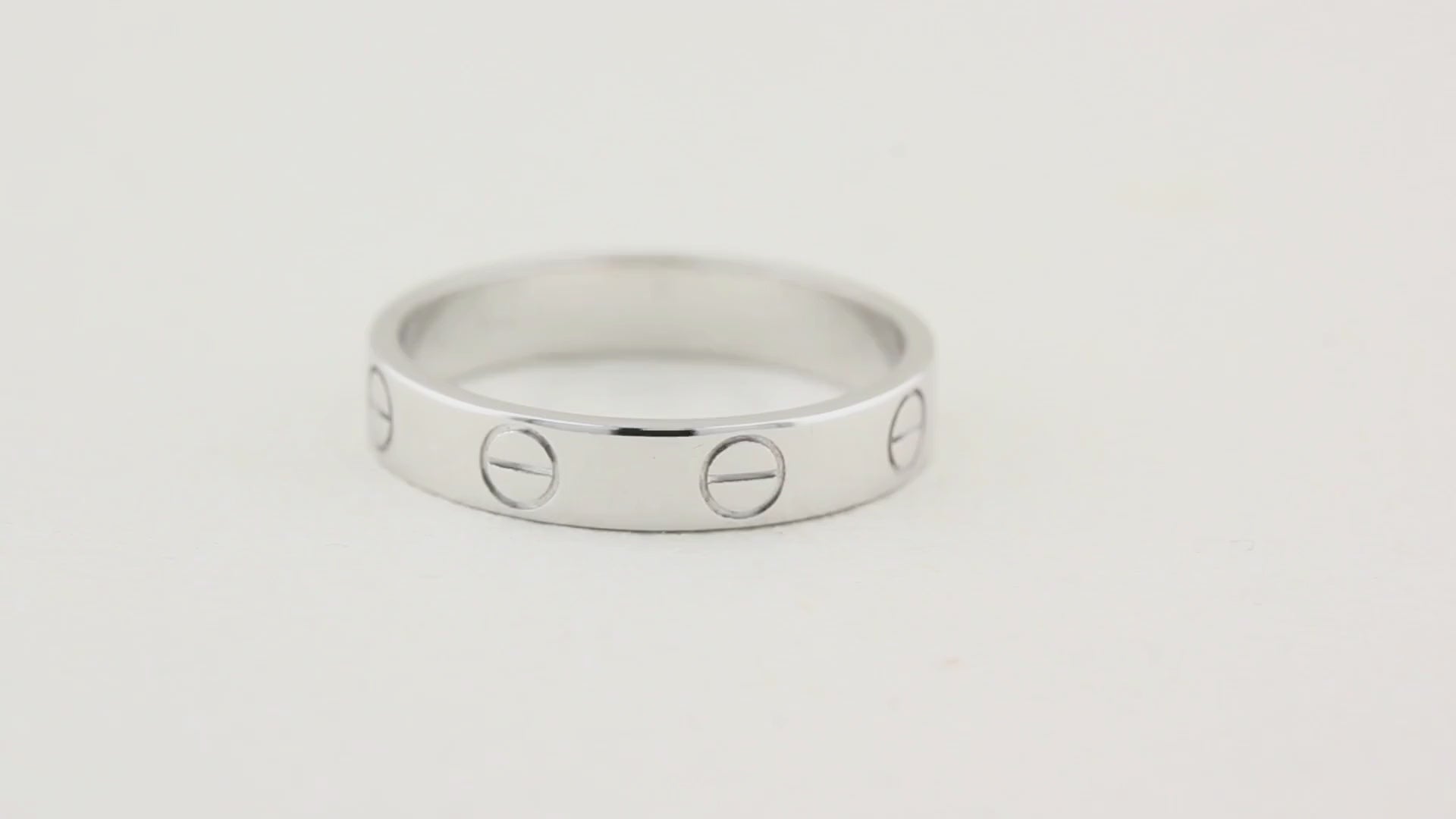 Cartier White Gold SM Love Ring