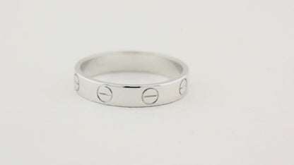 Cartier White Gold SM Love Ring