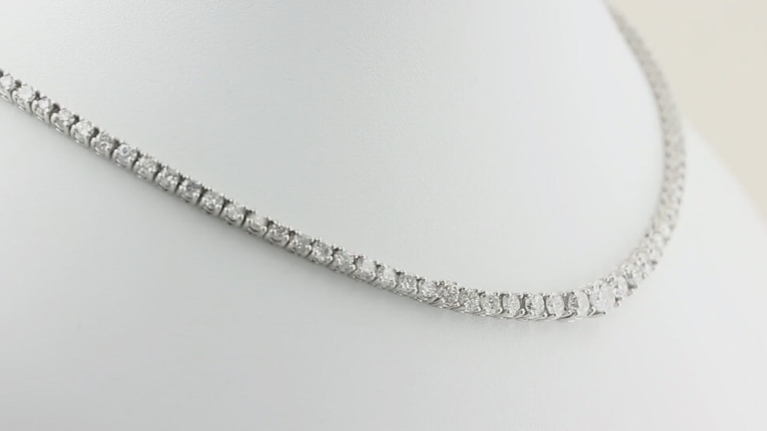 10ct Diamond Tennis Necklace