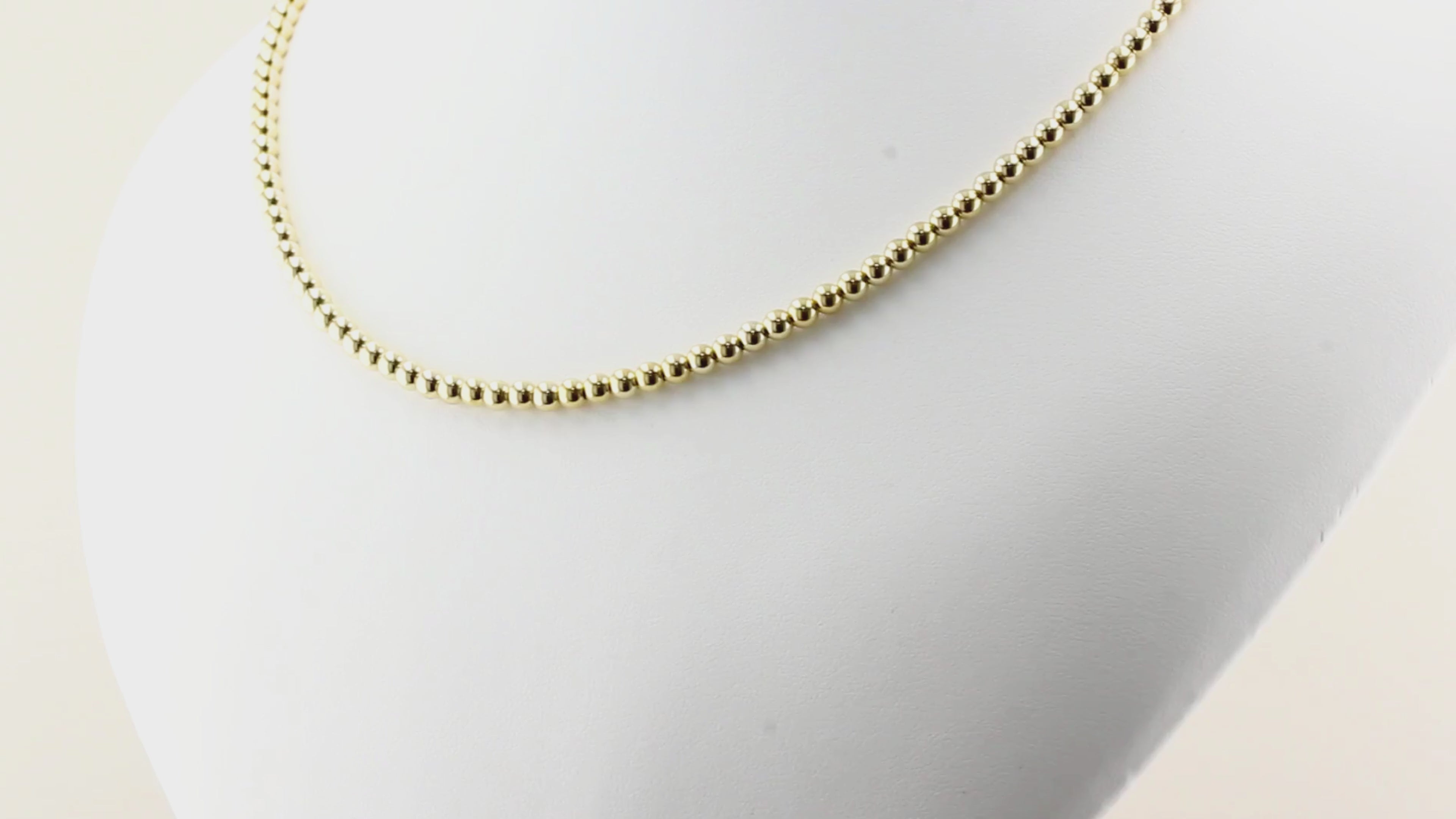 Vintage Tiffany &amp; Co Mini Bead Necklace
