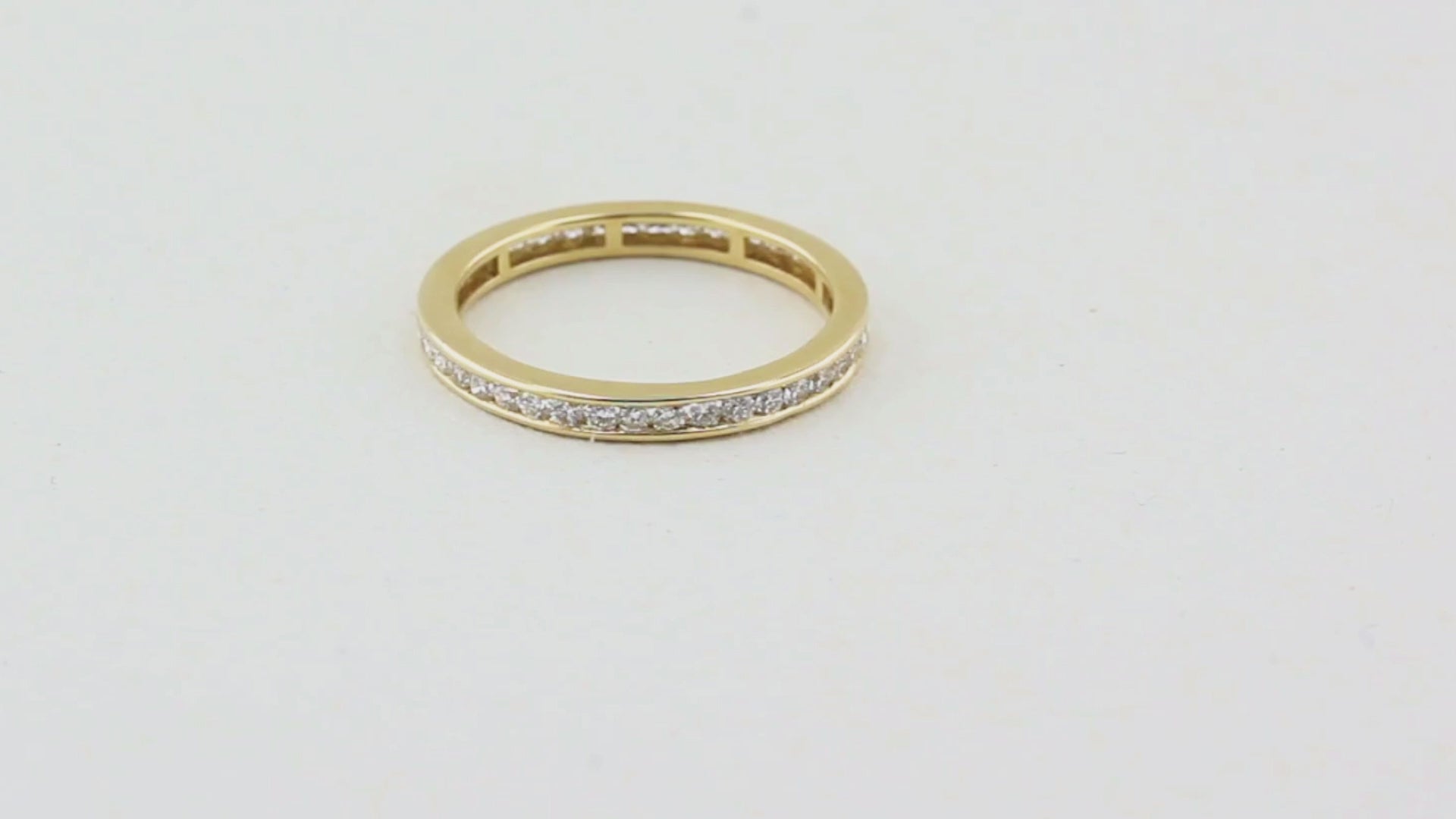 0.44ct Brilliant Cut Diamond Channel Set Eternity Ring