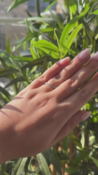 Diamond Curved Eternity Ring