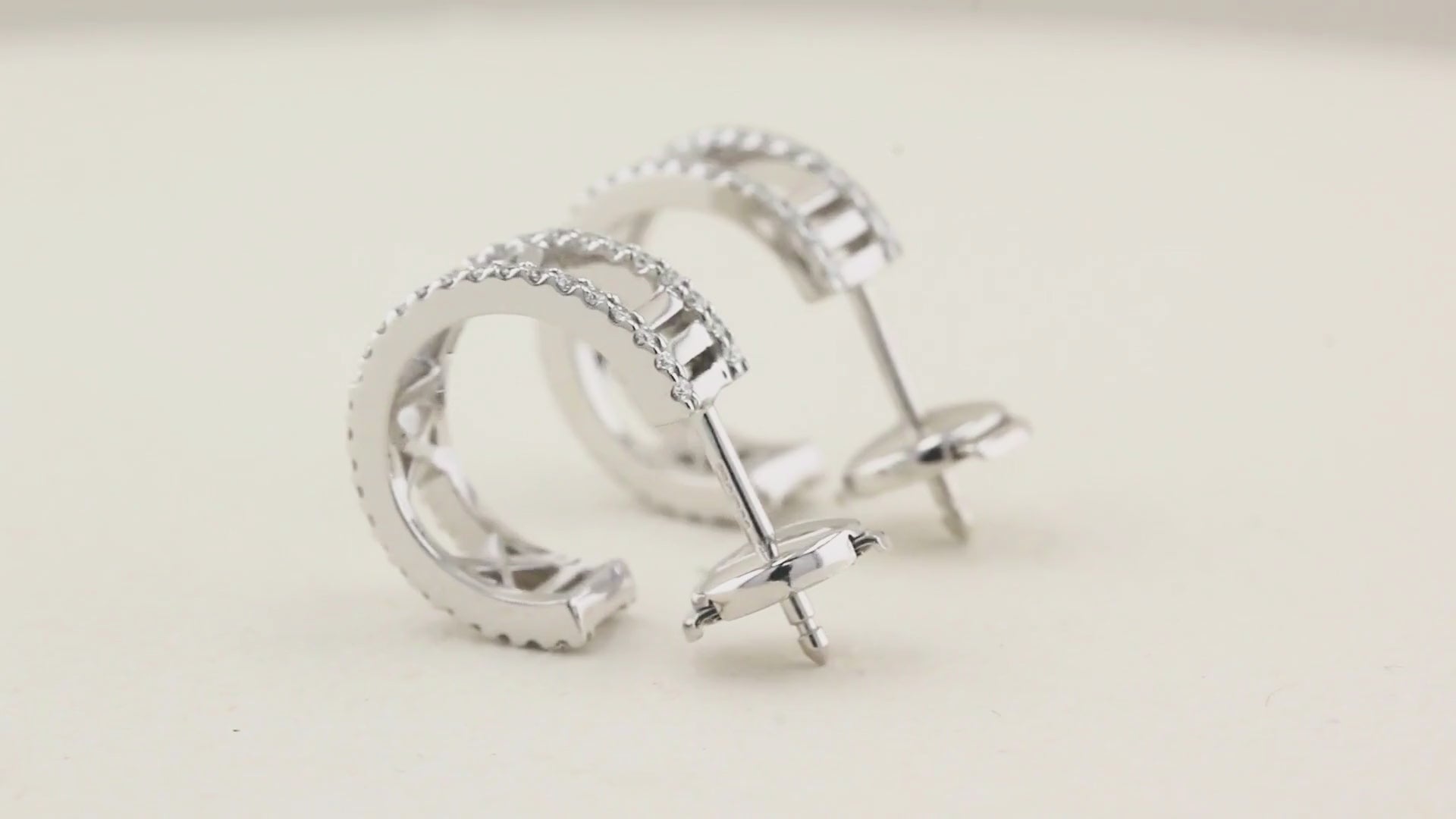 Tiffany &amp; Co. Diamond Atlas Hoop Earrings