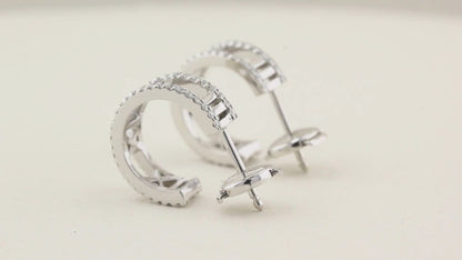 Tiffany Diamond Atlas Hoop Earrings