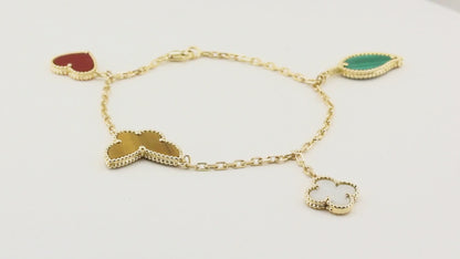 Van Cleef and Arpels Lucky Alhambra Bracelet